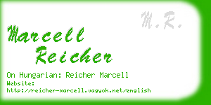 marcell reicher business card